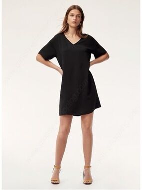 Aritzia Babaton Aaron Shirt dress black size small